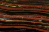 Polished Tiger Iron Stromatolite Slab - Billion Years #162088-1